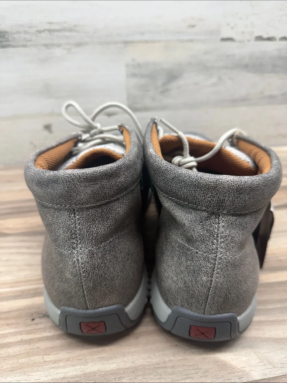 Twisted X Chukka Driving Moc Grey Mens Size 12M NWT